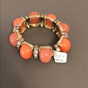Coral and pink bracelet